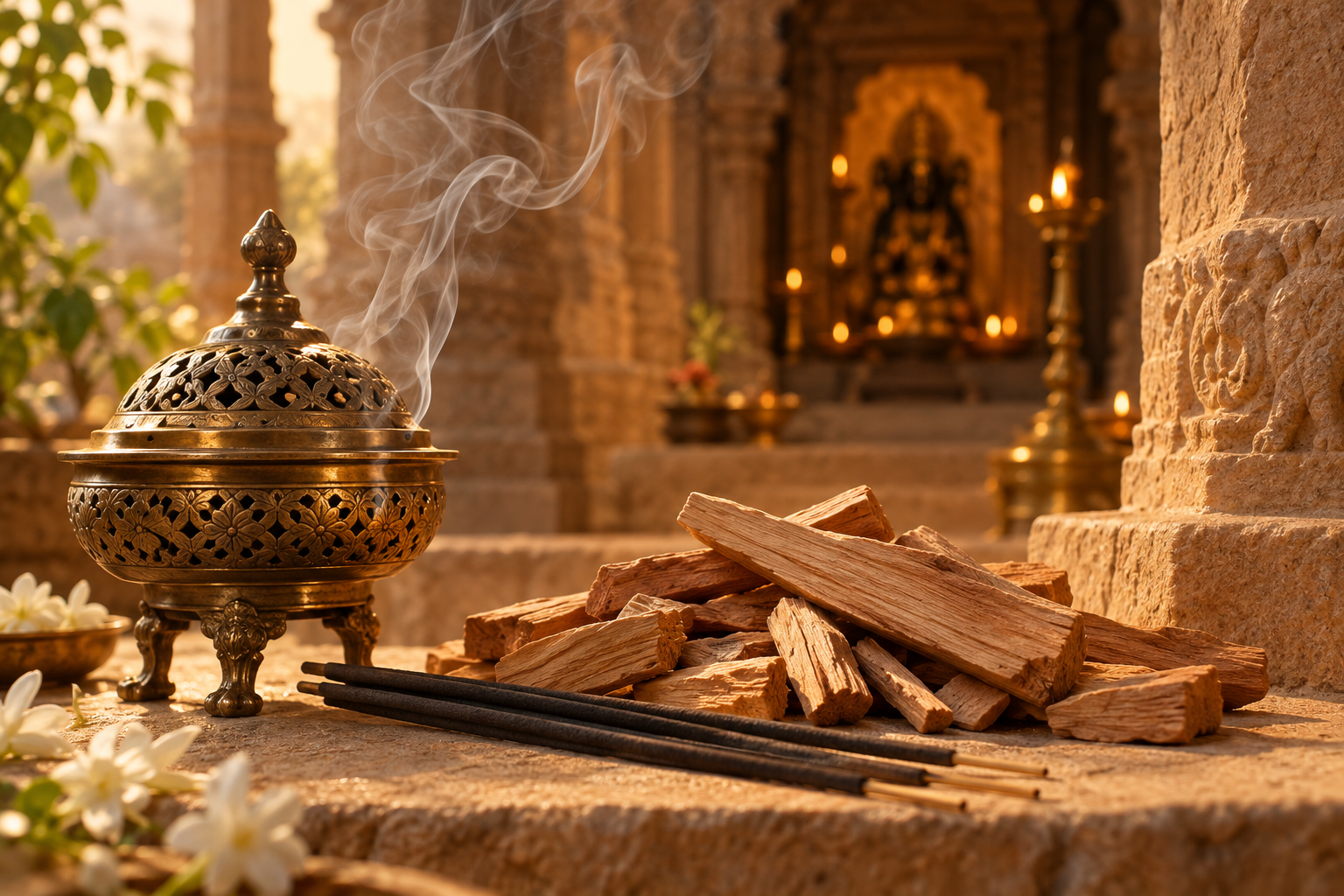 Chandan dhoop ritual